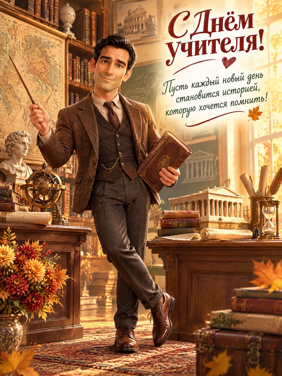 Пример открытки
