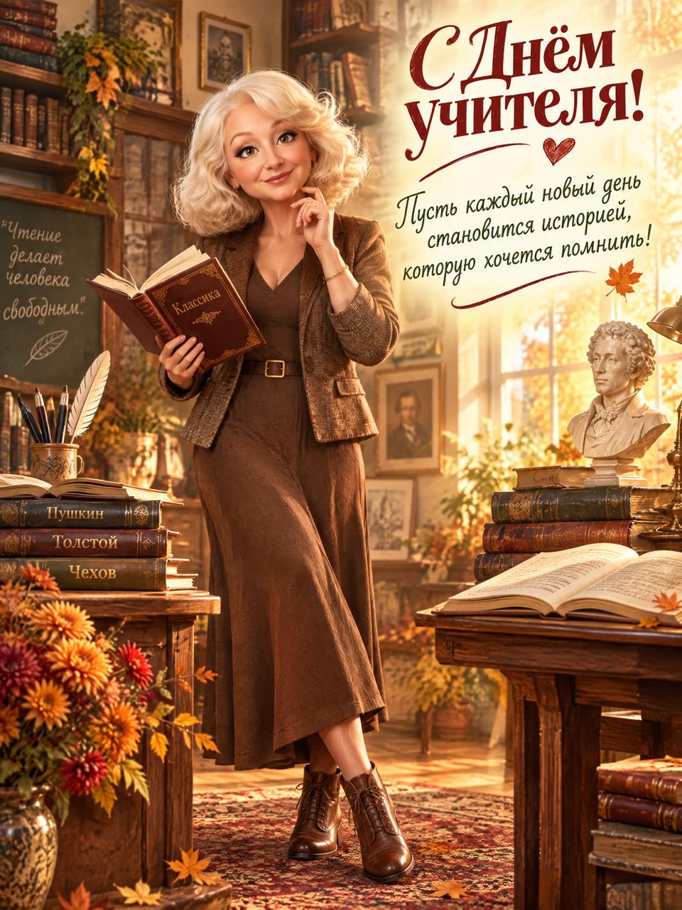 Пример открытки